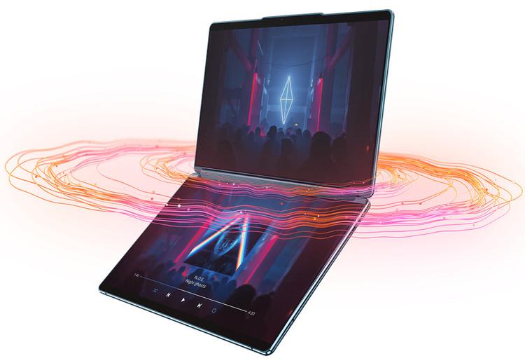 Popularny dwuekranowy laptop OLED Lenovo Yoga ...