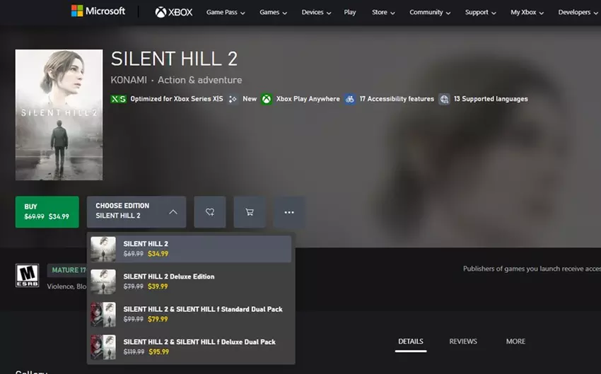 Silent Hill 2 Remake na Xbox Series