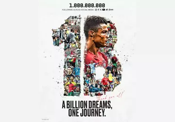 Cristiano Ronaldo stał się pierwszą osobą ...