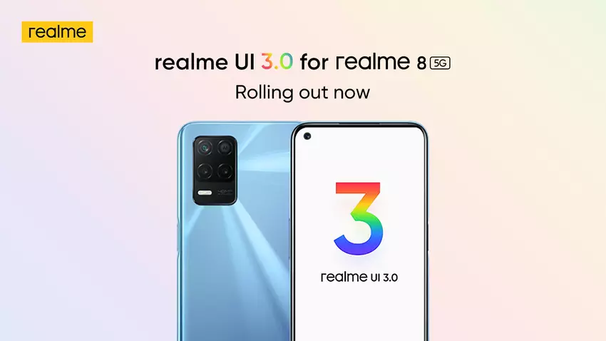 realme 8 5G i realme Narzo 30 5G otrzymują Androida 12 ze skórką realme UI 3.0
