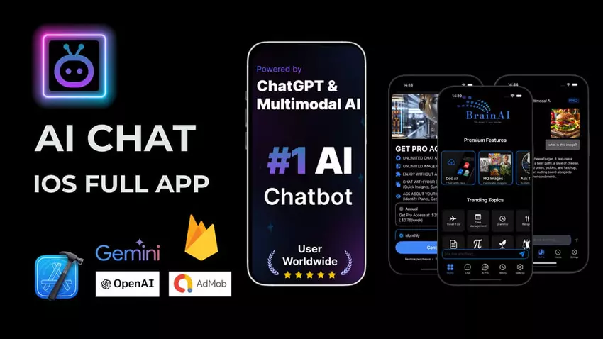 Projekt BrainStudio na Kickstarterze: aplikacja na iOS z własnym asystentem AI i przewodnik krok po kroku dla SwiftUI