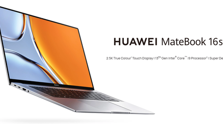 Huawei MateBook 16S - układy Raptor Lake-H, wyświetlacz 2,5K i bateria 84Wh od 1799 euro.