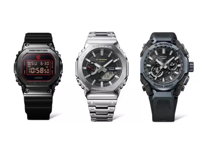 W sieci pojawiły się trzy nowe modele Casio G-Shock: MTG-B4000, GM-B2100SD-1C oraz GM-5600RH