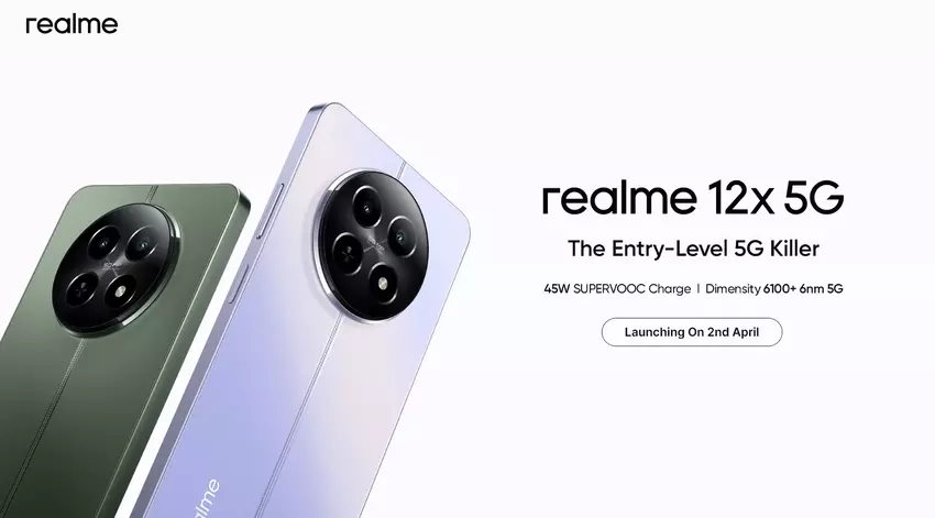 To już oficjalne: realme 12x 5G zadebiutuje poza Chinami 2 kwietnia