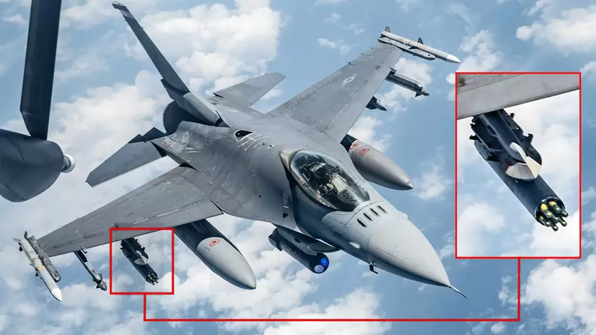 USA wyposaża samoloty F-16 w pociski APKWS II zdolne do przechwytywania dronów