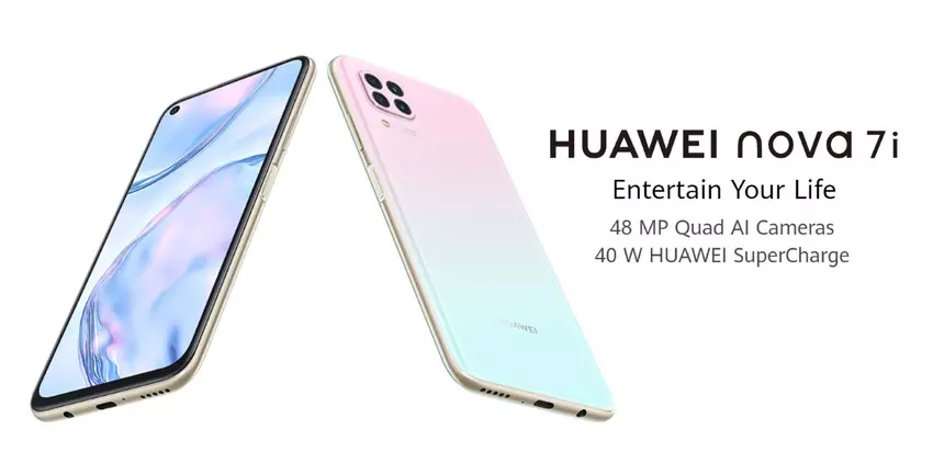 Huawei Nova 7i: globalna wersja Nova 6 SE z czipem Kirin 810, czteromodułową kamerą o 48 MP i bez usług Google