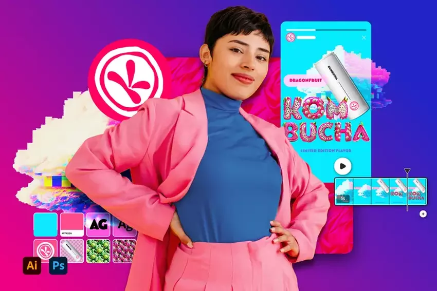 Adobe Express ma teraz funkcje generowania obrazów i efektów tekstowych oparte na sztucznej inteligencji