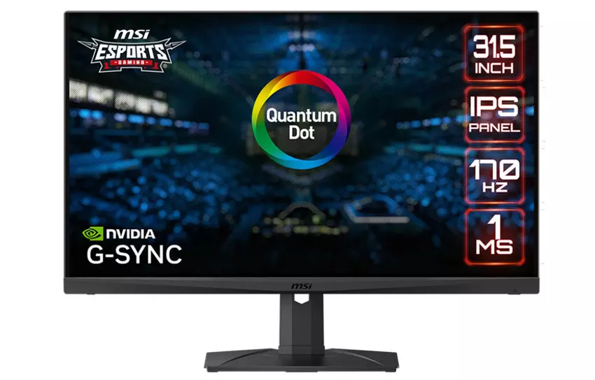 MSI prezentuje monitor z kropką kwantową z częstotliwością odświeżania do 170 Hz i rozdzielczością WQHD