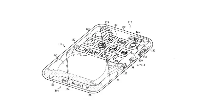 Apple opatentował całkowicie szklany iPhone z wyświetlaczem ze wszystkich stron