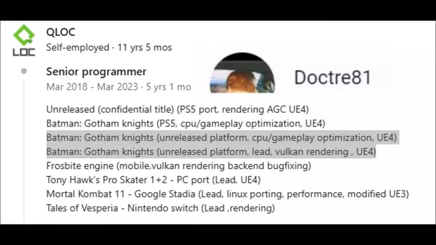 Zrzut ekranu z profilu Łukasza Łozińskiego na LinkedIn