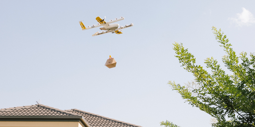 Kurier dronem Wing ląduje na liniach energetycznych i pozostawia 2000 mieszkańców Brisbane bez prądu