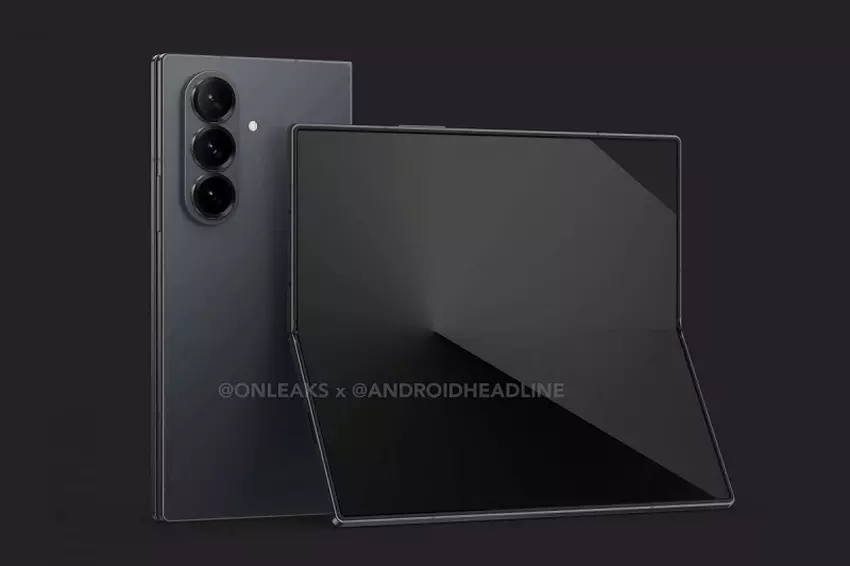 Przeciekły render Galaxy Z Fold 7