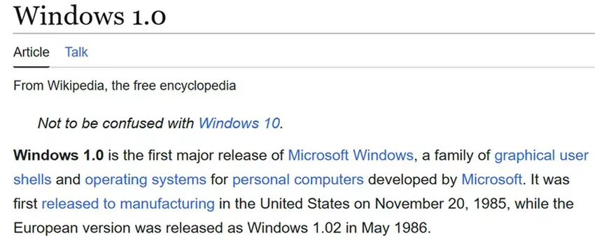 Plakat Windows 1.0 od Microsoft