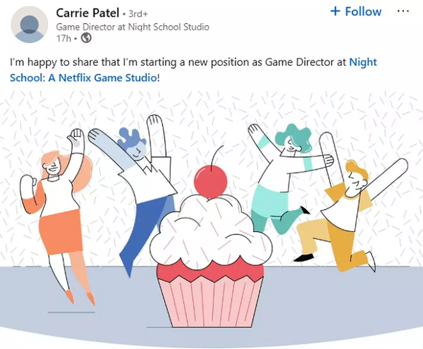 Wiadomość od Carrie Patel