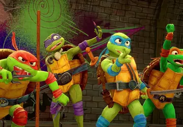 Kolorowa gra akcji Teenage Mutant Ninja ...