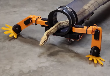 Inżynierka opracowuje nogi robota dla węża ...