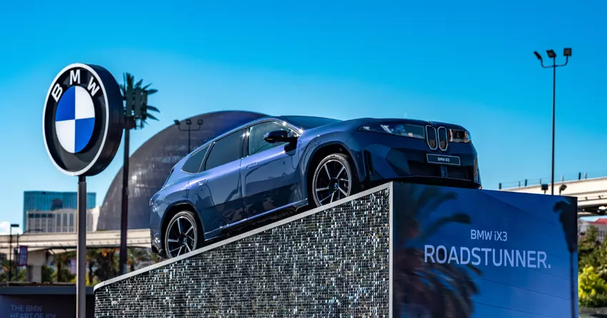 BMW iX3 na wystawie CES 2026