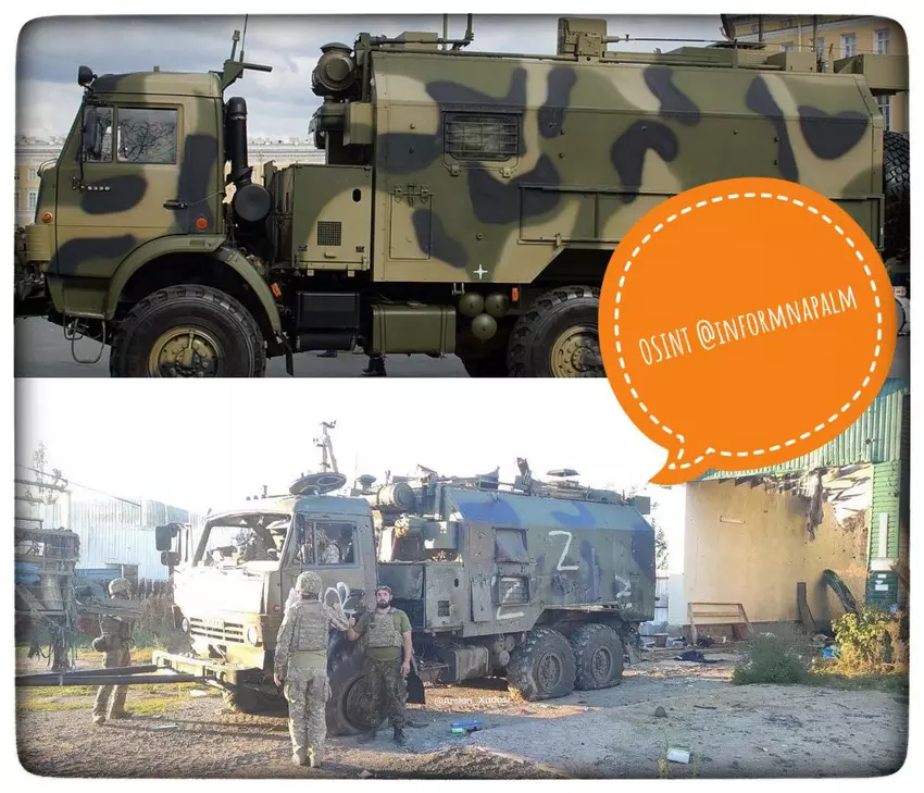 AFU przejmuje rosyjski pojazd dowodzenia i kontroli R-149AKSh-1, aby umożliwić komunikację przez zamknięte kanały internetowe