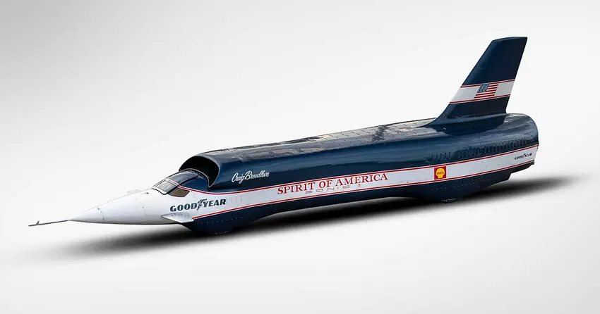 Samochód odrzutowy Spirit of America Sonic I, który w 1965 roku rozpędził się do prawie 1000 km/h, został wystawiony na aukcję