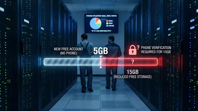 Google zmienia zasady! Tylko 5 GB ...