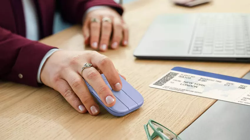 Składana komputerowa mysz Logitech Mobi Fold