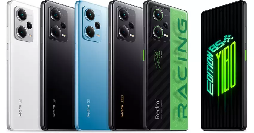 Test szybkiego ładowania Redmi Note 12 Racing wykazał 184W mocy zamiast 210W, spadek prędkości ładowania o 13% i nagrzewanie się do 43,3 stopnia