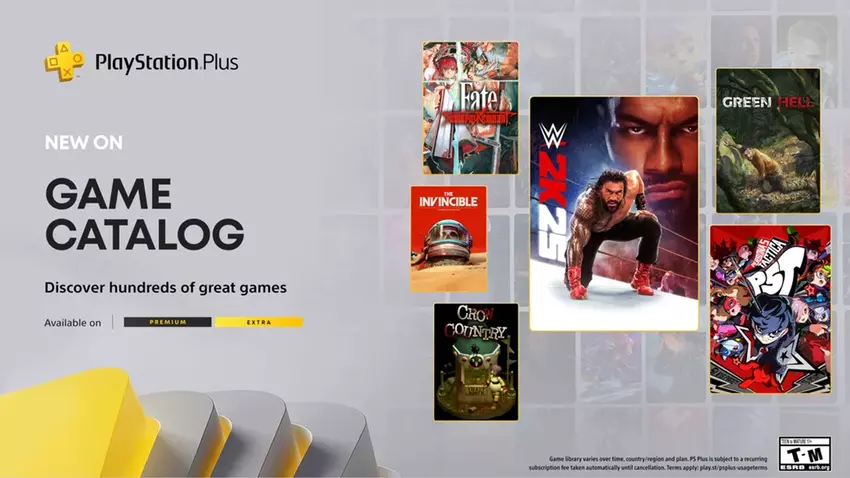 WWE 2K25, Green Hell i Persona 5 Tactica będą głównymi tytułami w ofercie PlayStation Plus Extra i Premium w drugiej połowie września