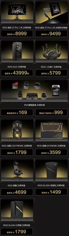 Jubileuszowe produkty ASUS ROG