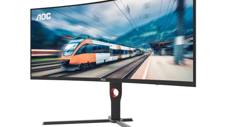 AOC CU34G3X: zakrzywiony 34-calowy monitor 2K 180 Hz za 411 USD