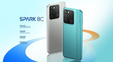 Tecno Spark 8C: ekran 90 Hz, bateria 5000 mAh, głośniki z obsługą NFC i DTS za 120 USD