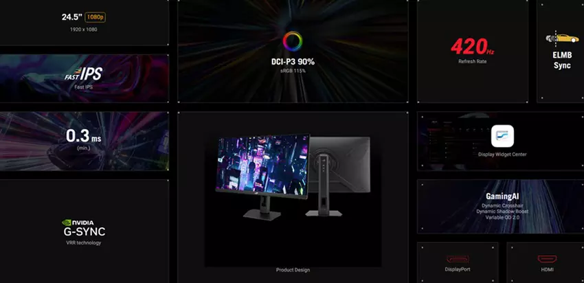 Asus ROG Strix XG259QNSR Ace monitor