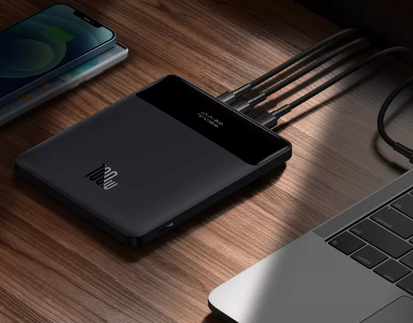 Baseus 100W: 20,000mAh powerbank dla laptopów, smartfonów i tabletów za 49$