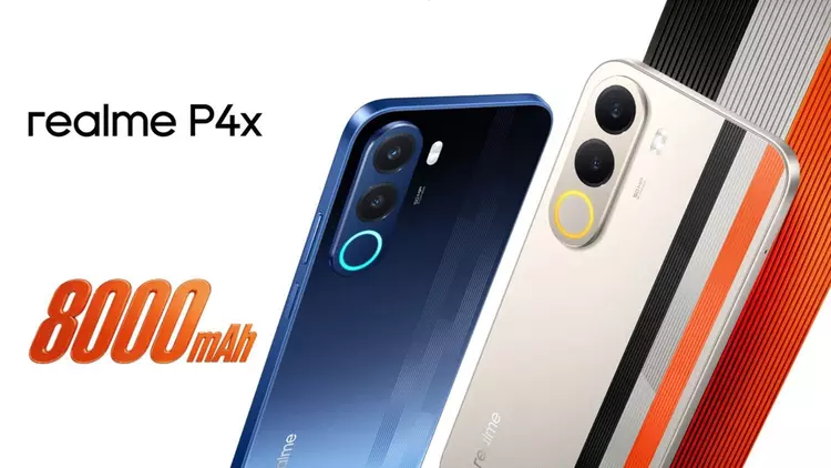 Realme P4x 4G: Bateria 8000 mAh ...