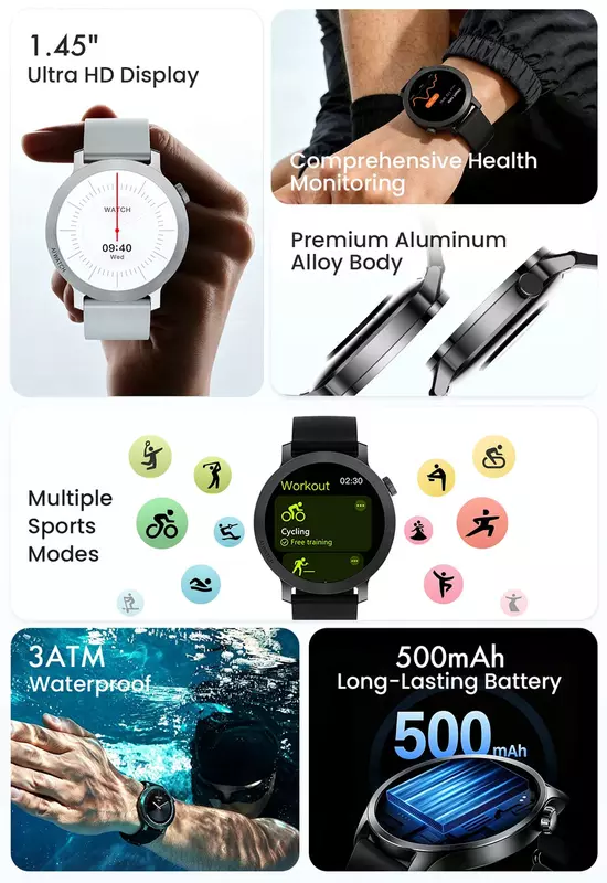 Specyfikacje techniczne Rollme AI Watch 3