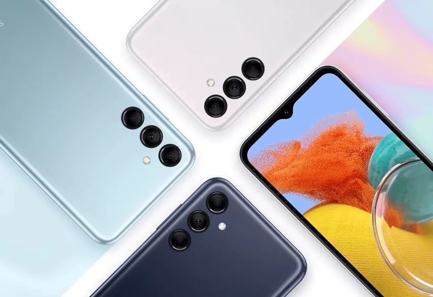 Samsung Galaxy M14 5G budżetowy smartfon Samsung Galaxy M14 zaczął otrzymywać Androida 14 z One UI 6.0