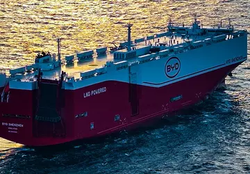 Czwarty statek BYD do przewozu samochodów ...
