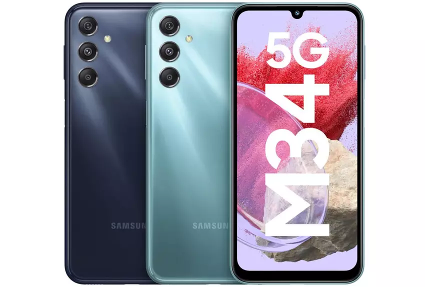 Samsung Galaxy M34 - Exynos 1280, wyświetlacz AMOLED 120 Hz, aparat 50 MP z OIS i bateria 6000 mAh od 200 USD