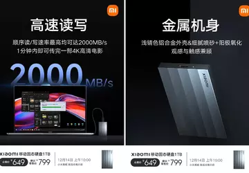 Xiaomi ujawnia dysk SSD o pojemności ...