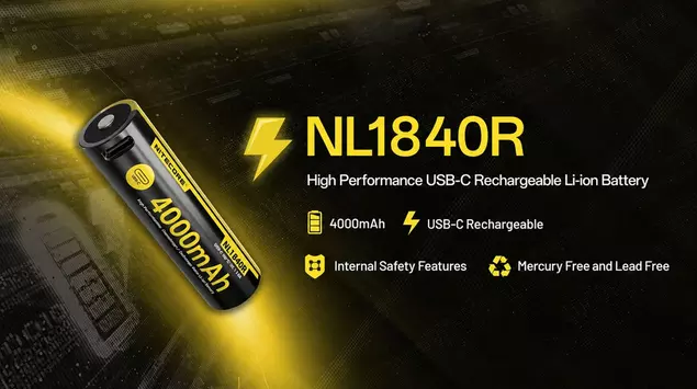 Nitecore NL1840R: Rewolucja w ładowaniu baterii ...