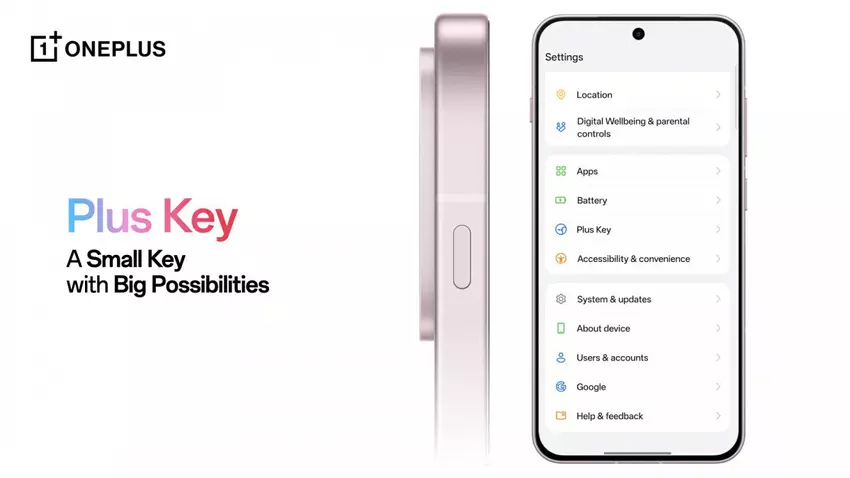 Nowy przycisk Plus Key na OnePlus 13s. Ilustracja: OnePlus