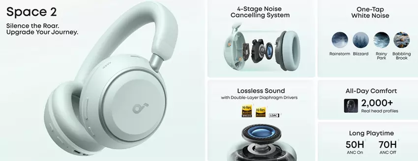 Soundcore Space 2 słuchawki