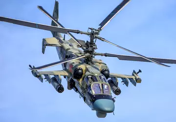 AFU niszczy rosyjski śmigłowiec Ka-52 Aligator ...