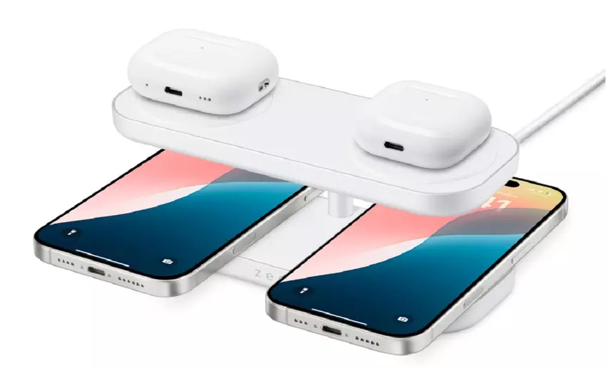 Apple wprowadziło na rynek Quattro Wireless Charger Pro 4, stację dokującą do bezprzewodowego ładowania czterech gadżetów jednocześnie