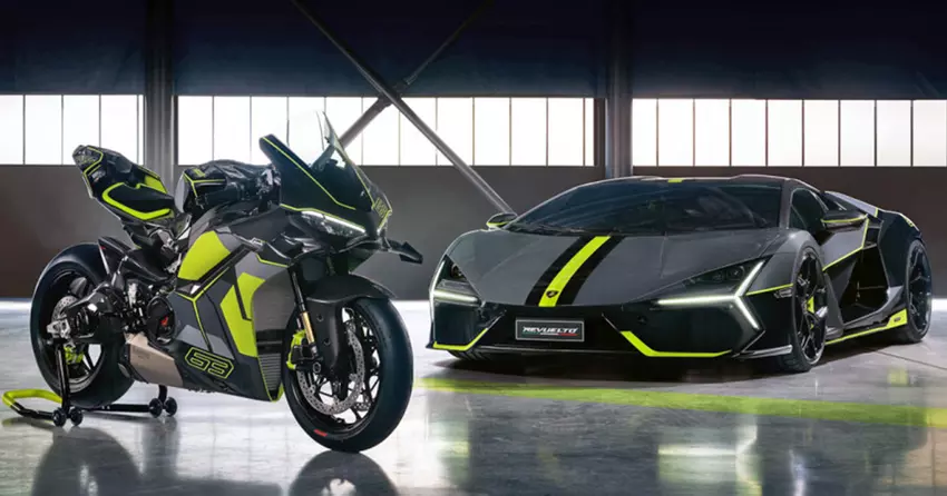 Nowa kolaboracja Ducati i Lamborghini – sportowy motocykl Panigale V4 Lamborghini