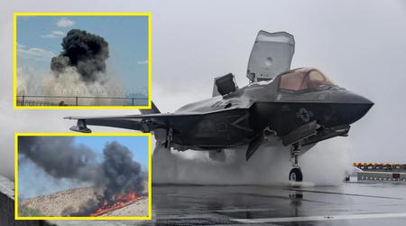 Myśliwiec testowy F-35B Lightning II rozbił się w USA - pilot trafił do szpitala z poważnymi obrażeniami