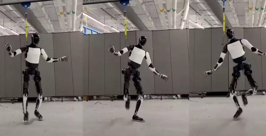 Choreografia doskonała: Musk pokazał taniec robota Tesla Optimus