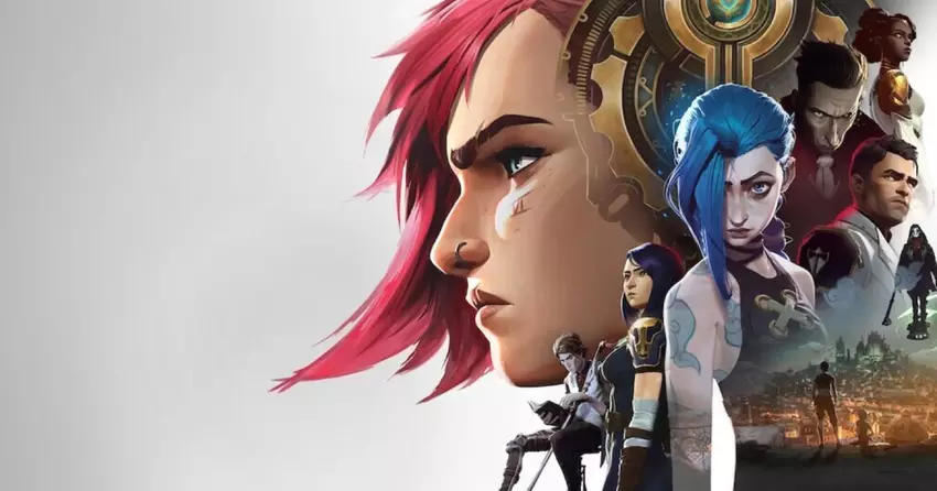 Netflix ujawnił plakat drugiego sezonu serialu Arcane: Jinx przytula swoją siostrę Vi