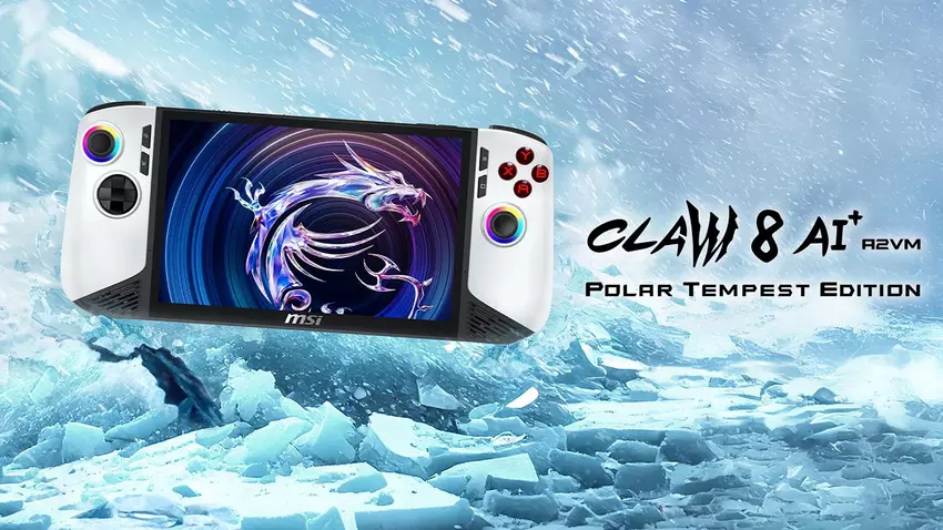 Zadziwiający design i ulepszone parametry: MSI zaprezentowała przenośną konsolę Claw 8 AI+ Polar Tempest Edition