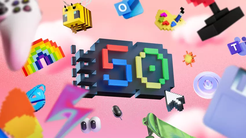 Microsoft wydał kolekcję tematycznych tapet dla PC z okazji 50-lecia firmy