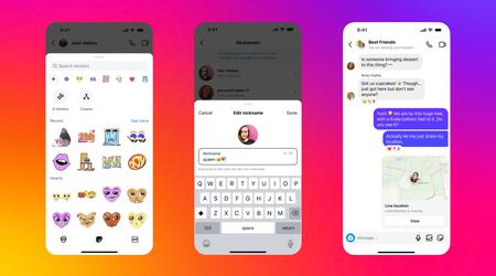 Instagram dodaje dane geograficzne i pseudonimy w czasie rzeczywistym do osobistych wiadomości